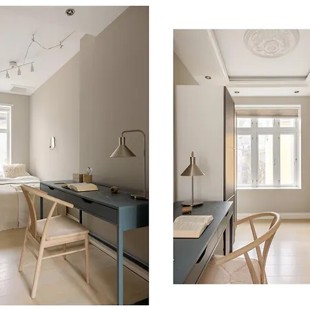 アパート Dinbnb I 1898 Building With 95 Sqm Of Luxury I 2x Workspace